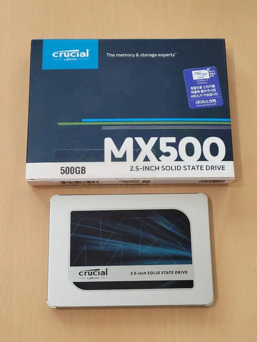 마이크론 Crucial mx500 ssd 500gb